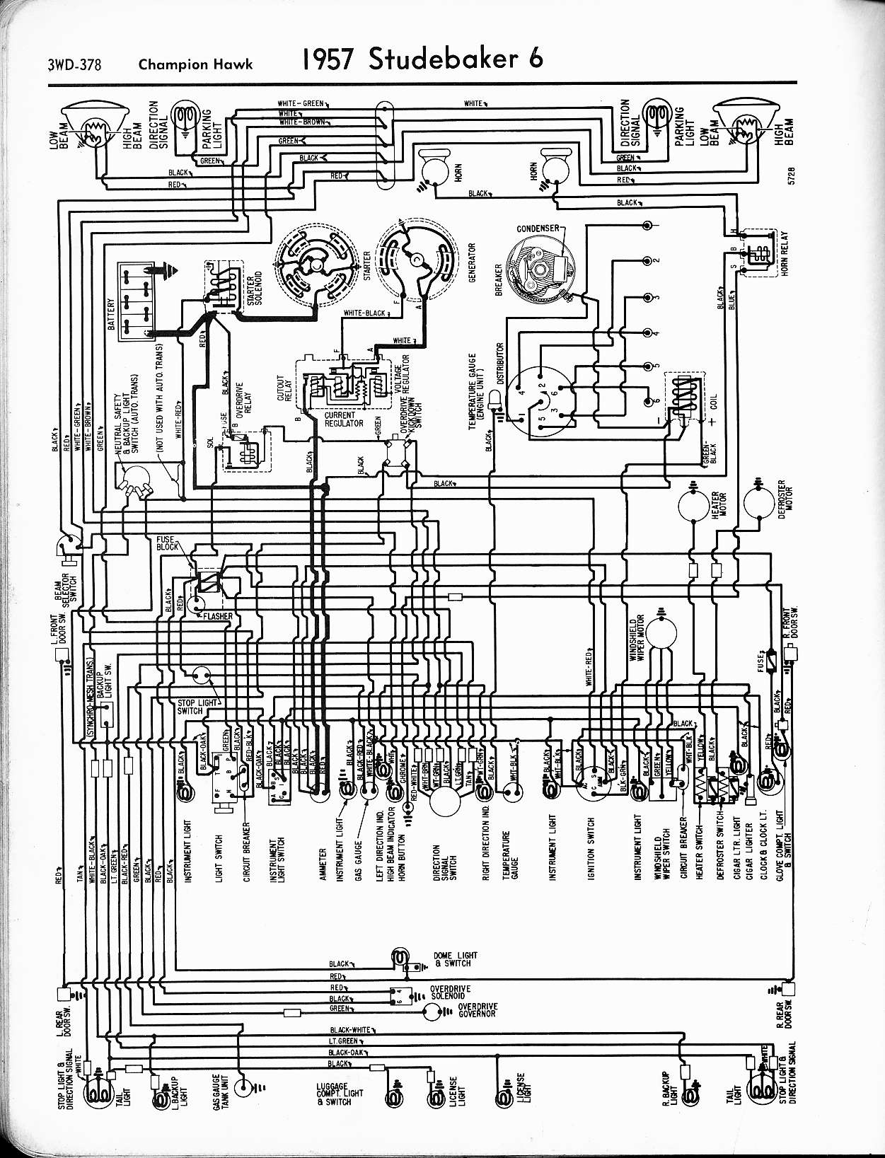 1950 Studebaker Wiring Diagram : Overdrive Wiring Studebaker Drivers